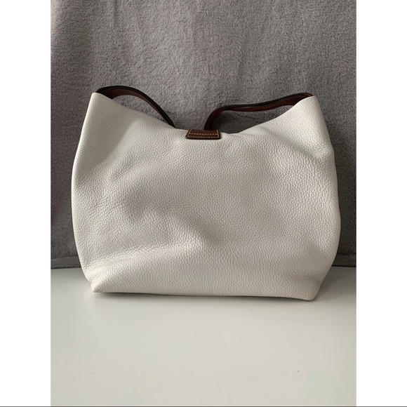 Dooney & Bourke Pebble Leather Logo Lock Hobo - Picture 2 of 16